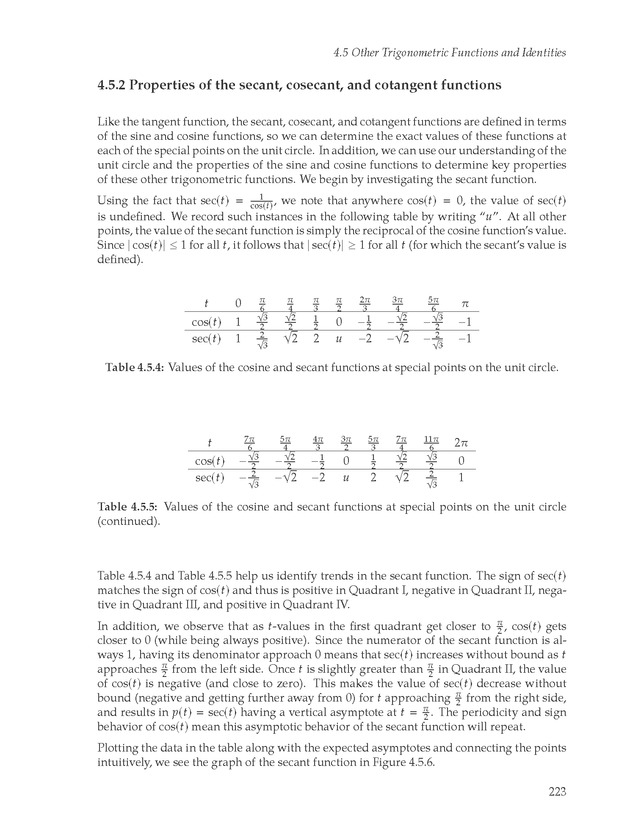 Active Preparation for Calculus - Page 223